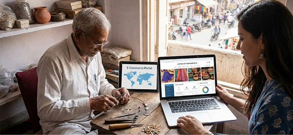 E-Commerce and Export Portals for Jaipur Artisans