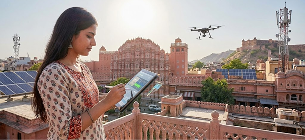 Modern Technology for the Pink City